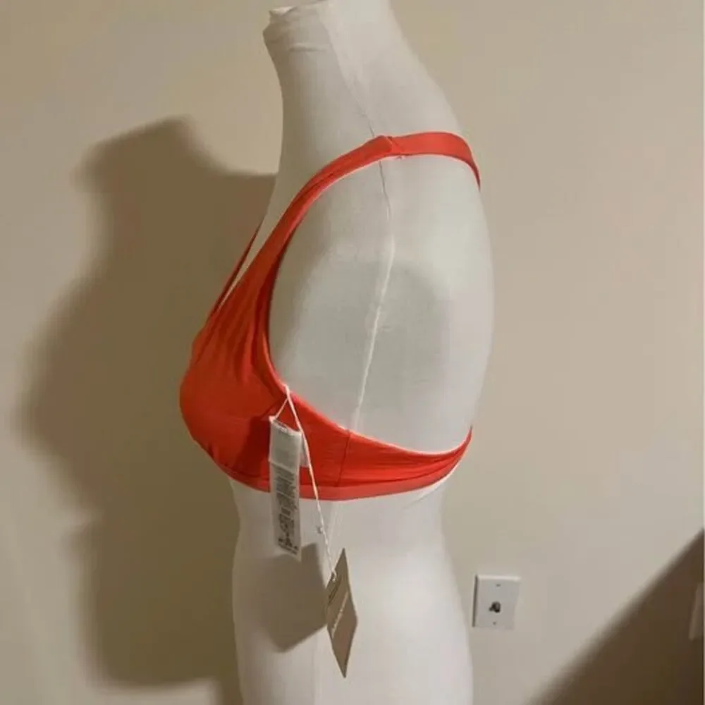 Patagonia coral bikini top M new with tags